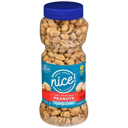 Nice! Dry Roasted Peanuts Lightly Salted