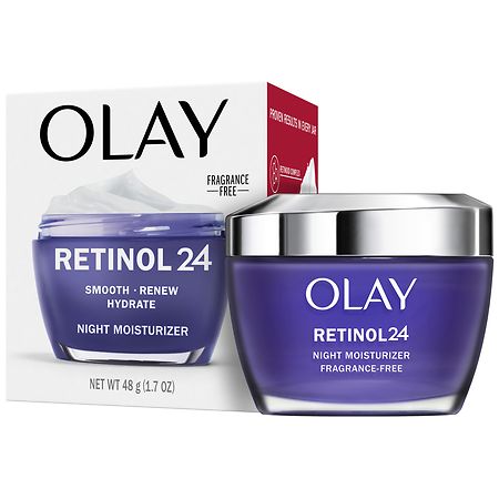 Olay Regenerist Retinol 24 + Peptide Night Face Moisturizer Fragrance-Free