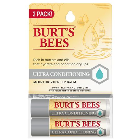 Burt's Bees Ultra Conditioning Moisturizing Lip Balm, Natural Origin Lip Care