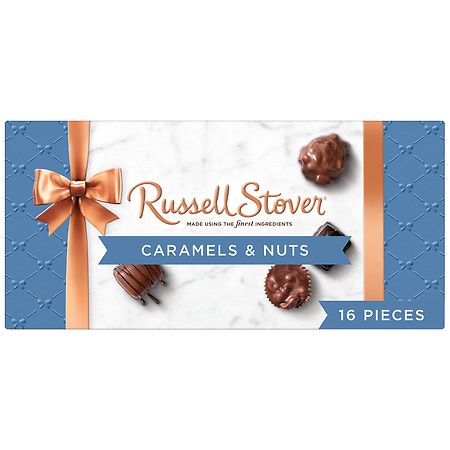Russell Stover Caramels & Nuts Milk and Dark Chocolate