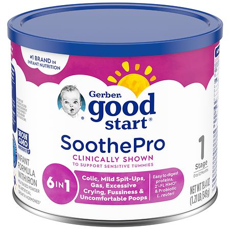 Gerber Good Start Baby Formula Powder Soothepro Stage 1 Milk formula, 19.4 OZ