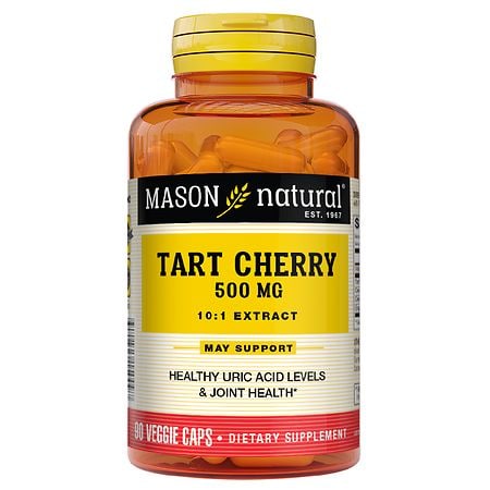 Mason Natural Tart Cherry 500 mg 10:1 Extract Veggie Caps