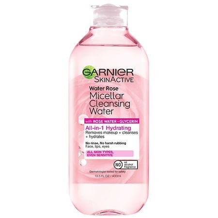 SkinActive Micellar Cleansing Water & Makeup Remover with Rose Water