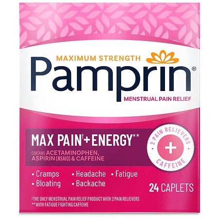 Pamprin Maximum Strength, Menstrual Period Symptoms Relief