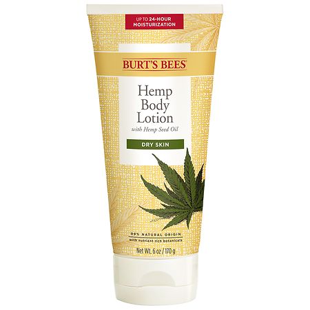 Burt's Bees Body Lotion for Dry Skin with Hemp Seed Oil