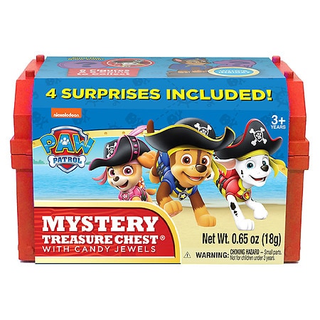 Treat Street Easter Paw Patrol Mystery Treasure Chest  with Candy Jewels