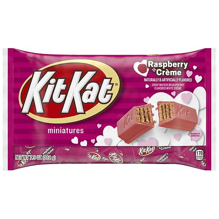 KIT KAT Valentine's Raspberry Creme Miniatures Candy
