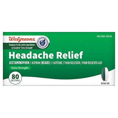Walgreens Headache Relief Geltabs