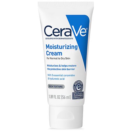 CeraVe Face and Body Moisturizing Cream for Normal to Dry Skin with Hyaluronic Acid Unscented