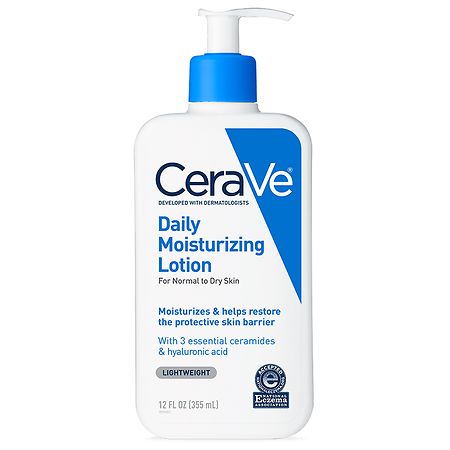 CeraVe Moisturizing Face and Body Lotion with Hyaluronic Acid for Normal to Dry Skin Unscented