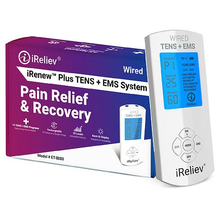 iReliev IRenew Plus TENS + EMS System