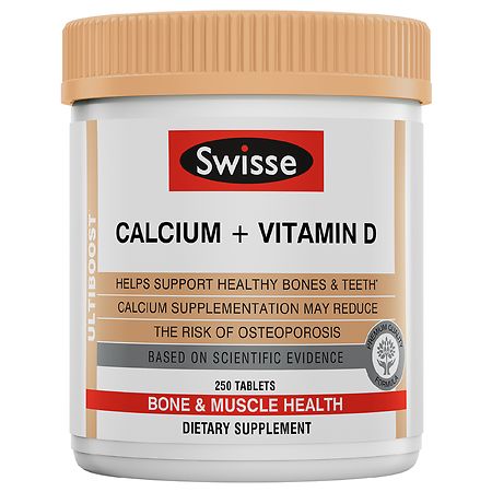 Swisse Ultiboost Calcium + Vitamin D Tablets
