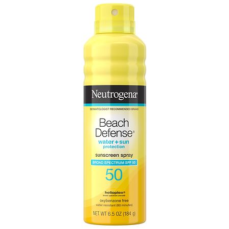 Neutrogena Beach Defense Spray Body Sunscreen, SPF 50