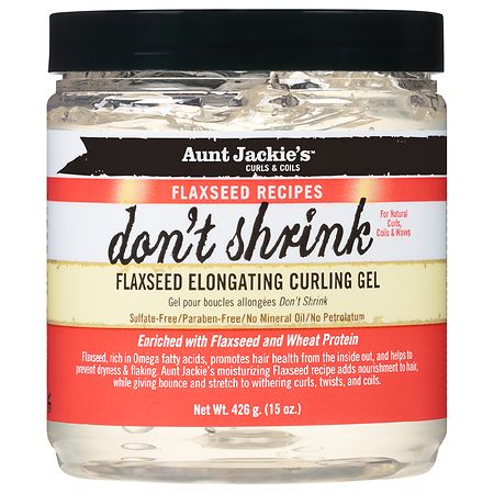 Aunt Jackie's Flaxseed Recipes Don't Shrink Elongating Curling Gel