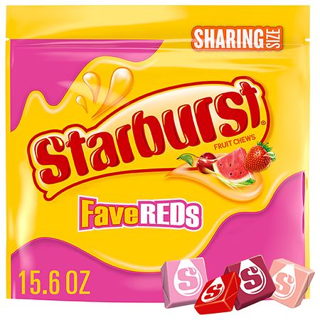 Starburst Chewy Candy Sharing Size Fave Reds
