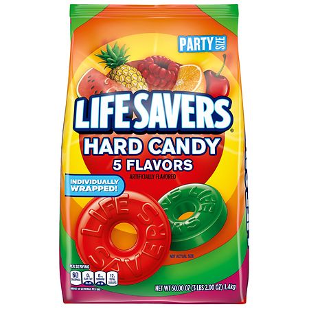 LifeSavers Hard Candy Party Size 5 Flavors