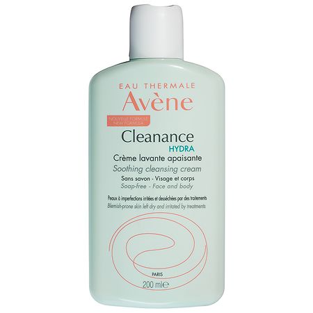 Avene Cleanance HYDRA Soothing Cleansing Cream, Adjunctive Care for Acne Treatments