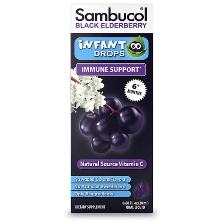 Sambucol Black Elderberry Immune Support Infant Drops with Vitamin C