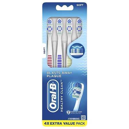 Oral-B Healthy Clean Toothbrushes, Soft
