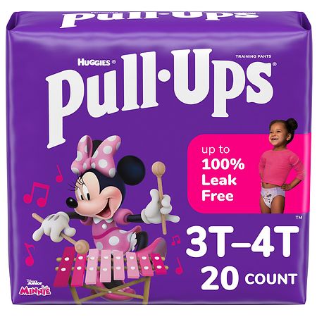 Huggies Pull-Ups Girls' Potty Training Pants Size 3T-4T