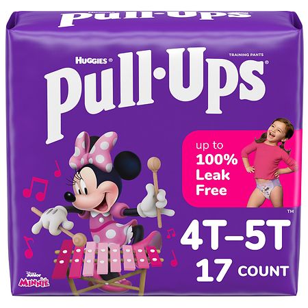 Huggies Pull-Ups Girls' Potty Training Pants Size 4T-5T