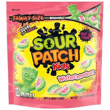 Sour Patch Kids Soft & Chewy Candy, Bulk Candy Watermelon