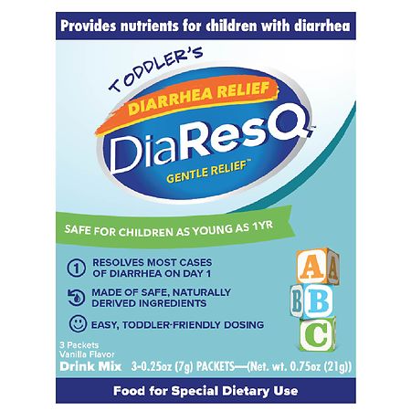 DiaResQ Toddler's Diarrhea Relief Vanilla