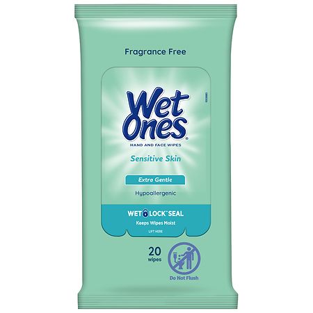 Wet Ones Travel Pack Wipes Sensitive Skin