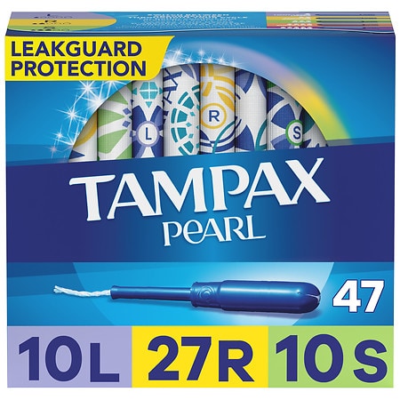 Tampax Pearl Pearl Tampons, Trio Pack Unscented