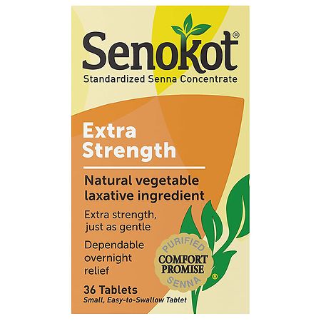 Senokot Extra Strength Natural Vegetable Laxative Tablets