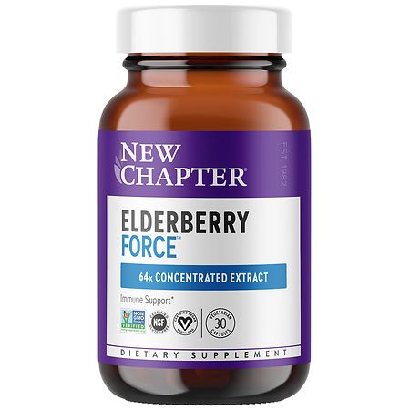 New Chapter Elderberry Force Vegan Capsules