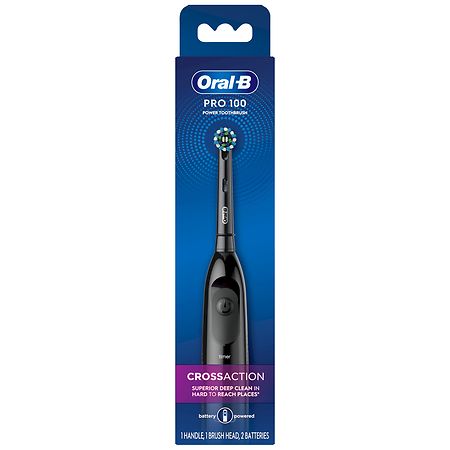 Oral-B Pro 100 Crossaction Toothbrush Black