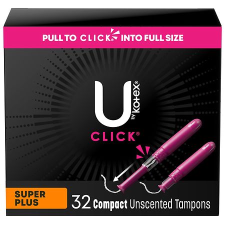 U by Kotex Compact Tampons, Super Plus Absorbency Unscented