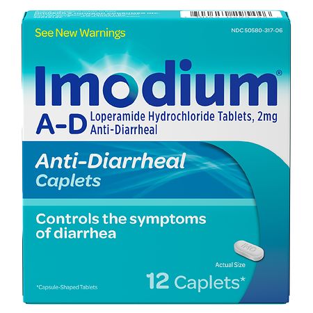 Imodium A-D Diarrhea Relief Caplets, Loperamide Hydrochloride