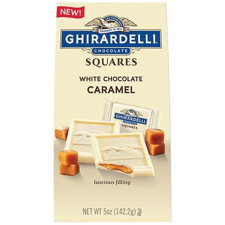 Ghirardelli White Chocolate Caramel Squares White Chocolate and Caramel