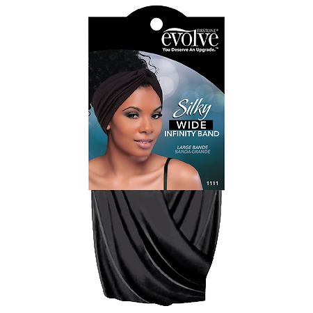 Evolve Silky Wide Headband Black