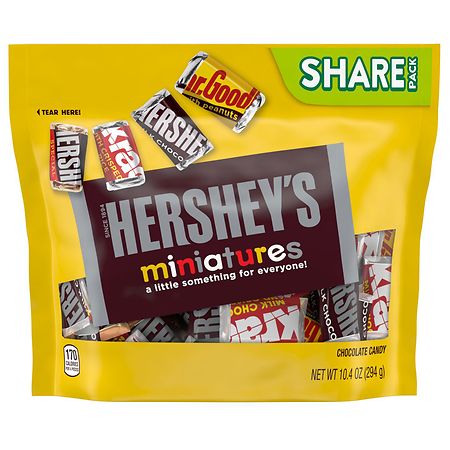 Hershey's Miniatures Candy, Share Pack Assorted Chocolate