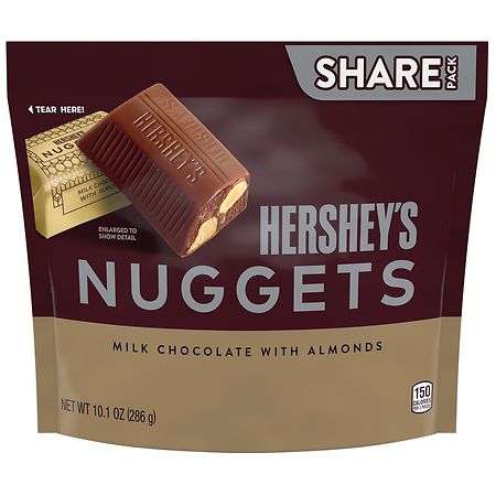 Hershey's Candy, Share Pack Milk Chocolate with Almonds