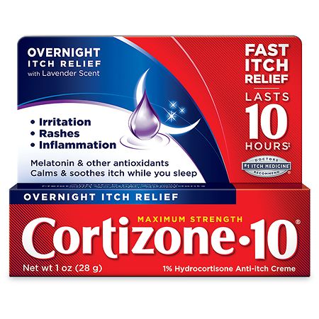 Cortizone 10 Overnight Anti Itch Creme, Lavender Scent