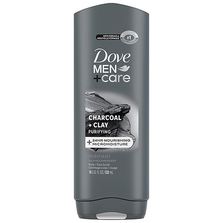 Dove Men+Care Body and Face Wash Purifying Charcoal + Clay