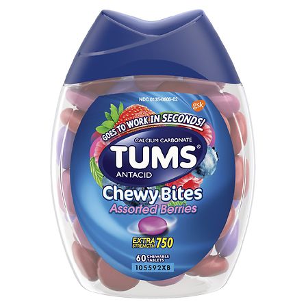 Tums Chewy Bites Antacid Assorted Berries