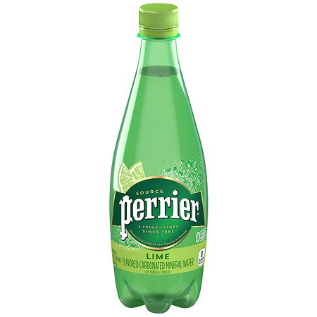 Perrier Flavored Carbonated Mineral Water Lime