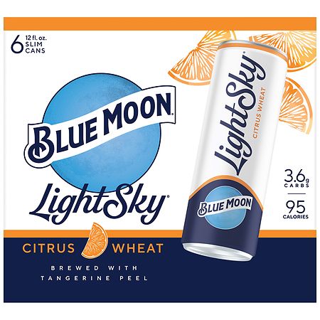 Blue Moon Light Sky Citrus Wheat Beer