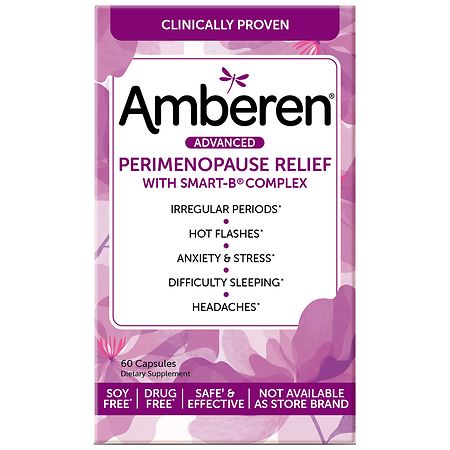 Amberen Multi-Symptom Perimenopause Supplements for Women