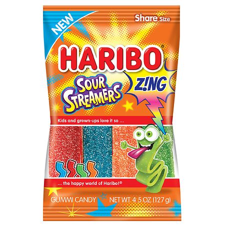 Haribo Sour Streamers Gummi Candy