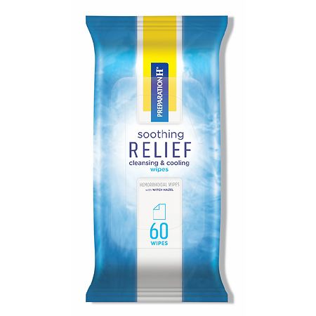 Preparation H Soothing Relief Cleaning and Cooling Wipes