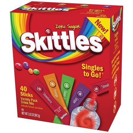 Skittles Singles to Go Drink Mix Variety Pack