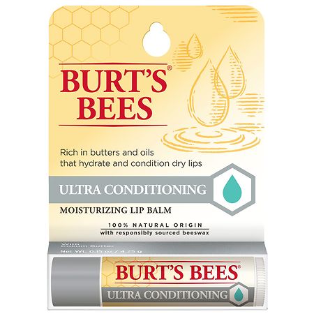 Burt's Bees Ultra Conditioning Moisturizing Lip Balm, Natural Origin Lip Care