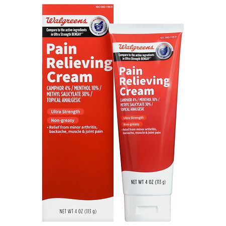 Walgreens Pain Relieving Cream