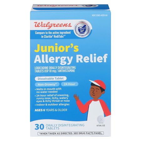 Walgreens Junior's Allergy Relief Orally Disintegrating Tablets